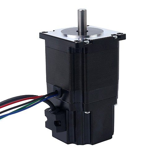24V 4.5W Elektromanyetik Frenli Nema 23 Adım Motoru 1.2Nm (169.93oz.in)