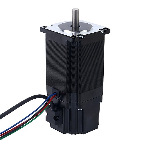 24V 4.5W Elektromanyetik Frenli Nema 23 Adım Motoru 2.0Nm (283.22oz.in)