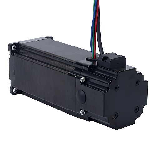 24V 4,5W Elektromanyetik Frenli Nema 23 Adım Motoru 4,2Nm (594,77oz.in)