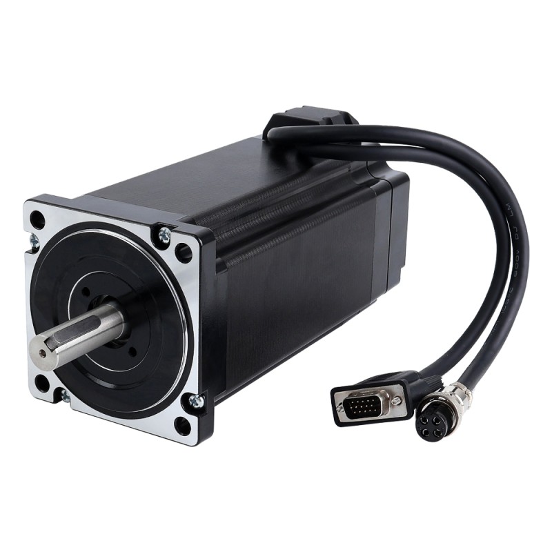 YS Serisi 1 Eksenli Kapalı Döngü Adımlayıcı Kiti V2.0 12.0Nm(1699.34oz.in) Nema 34 Motor 2.0 m Kablolar ve Sürücü ile