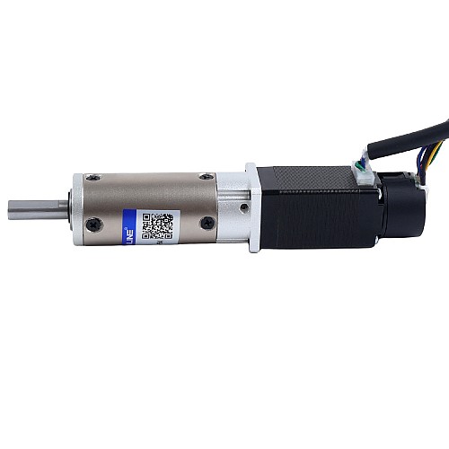 Nema 8 Kapalı Döngü Step Motor L=38mm EG Serisi Planet Redüktörlü Dişli Oranı 100:1 - 8HS15-0604D-E1000-EGS100 | StepperOnline