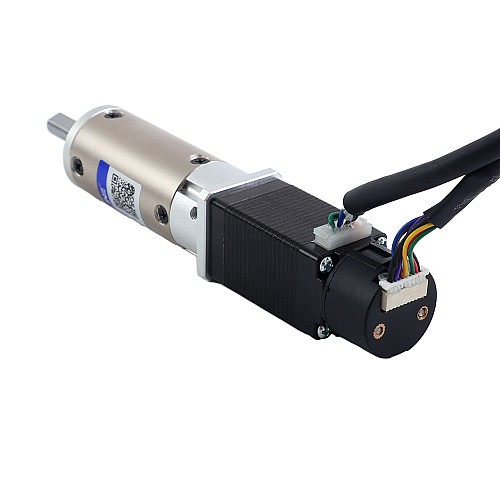 Nema 8 Kapalı Döngü Step Motor L=38mm EG Serisi Planet Redüktörlü Dişli Oranı 100:1 - 8HS15-0604D-E1000-EGS100 | StepperOnline