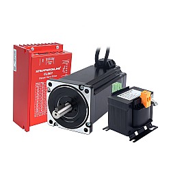 YS Serisi 1 Eksenli Kapalı Döngü Adım Motoru CNC Kiti 12,0 Nm (1699,34 oz.in) Nema 34 Motor, 1,5 m Kablolar ve AC Transformatör ile