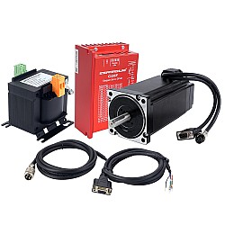 YS Serisi 1 Eksenli Kapalı Döngü Adım Motoru CNC Kiti 12,0 Nm (1699,34 oz.in) Nema 34 Motor, 2,0 m Kablolar ve AC Transformatör ile