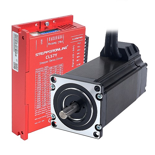 YS Serisi 1 Eksenli Kapalı Döngü Adım Motoru CNC Kiti 3,00 Nm (424,83 oz.in) Nema 23 Motor 1,5 m Kablolar ve Sürücü ile