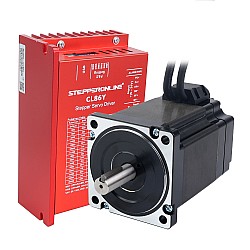 YS Serisi 1 Eksenli Kapalı Döngü Adım Motoru CNC Kiti 6,50 Nm (920,48 oz.in) Nema 34 Motor 1,5 m Kablolar ve Sürücü ile