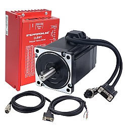 YS Serisi 1 Eksenli Kapalı Döngü Adım Motoru CNC Kiti 6,50 Nm (920,48 oz.in) Nema 34 Motor 2,0 m Kablolar ve Sürücü ile