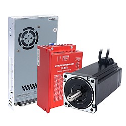YS Serisi 1 Eksenli Kapalı Döngü Adımlayıcı CNC Kiti 12,00 Nm (1699,34 oz.in) Nema 34 Motor, 1,5 m Kablolar ve Güç Kaynağı ile