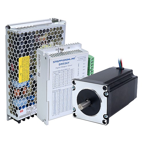 YS Serisi 1 Eksenli Step Motor CNC Kiti 3,00 Nm (424,83 oz.in) Nema 23 Step Motor ve Sürücü ve 36 V Güç Kaynağı