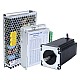 YS Serisi 1 Eksenli Step Motor CNC Kiti 3,00 Nm (424,83 oz.in) Nema 23 Step Motor ve Sürücü ve 36 V Güç Kaynağı