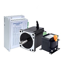 YS Serisi 1 Eksenli Adım Motoru CNC Kiti 8,0 Nm (1132,89 oz.in) Nema 34 Adım Motoru ve Sürücüsü ve AC Transformatörü