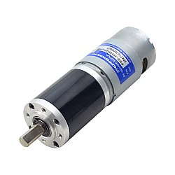Fırçalı 24V DC Dişli Motoru 25Kg.cm/17RPM 189:1 Planet Dişli Kutusu ile