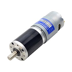 CN Satışta - Fırçalı 24V DC Dişli Motoru 30Kg.cm/12,5RPM 264:1 Planet Dişli Kutusu ile
