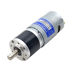 Fırçalanmış 24V DC Dişli Motoru 4,7Kg.cm/123RPM 26,8:1 Planet Dişli Kutusu ile