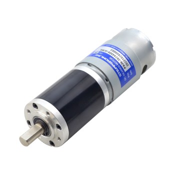 CN Satışta - Fırçalı 24V DC Dişli Motoru 30Kg.cm/8.9RPM 369:1 Planet Dişli Kutusu ile