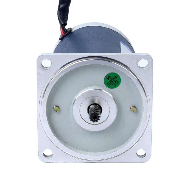 Fırçalanmış 12V 30W 5.00Nm (708.06oz.in) 18RPM 100:1 Düz Şanzımanlı DC Dişli Motoru