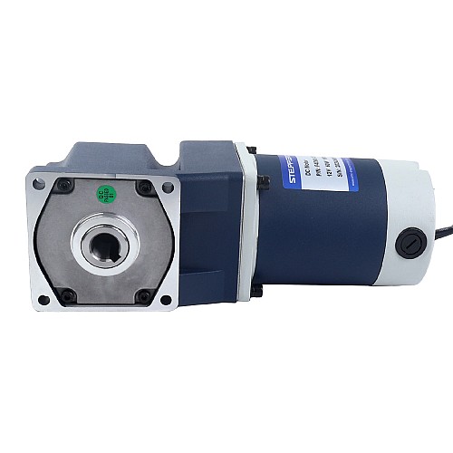 Fırçalanmış 12V 60W 6,75Nm (955,88oz.in) 60RPM 50:1 Dik Açılı Şanzıman DC Dişli Motoru Fırçalanmış 12V 60W 6,75Nm (955,88oz.in) 60RPM 50:1 Dik Açılı Şanzıman DC Dişli Motoru