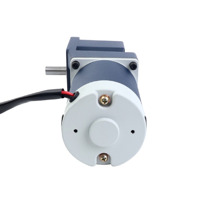 Fırçalanmış 12V 60W 4.05Nm (573.53oz.in) 100RPM 30:1 Dik Açılı Şanzıman DC Dişli Motoru