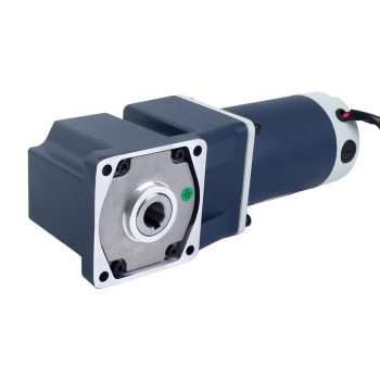 Fırçalanmış 24V 150W 20.00Nm (2832.24oz.in) 10RPM 180:1 Dik Açılı Şanzıman DC Dişli Motoru