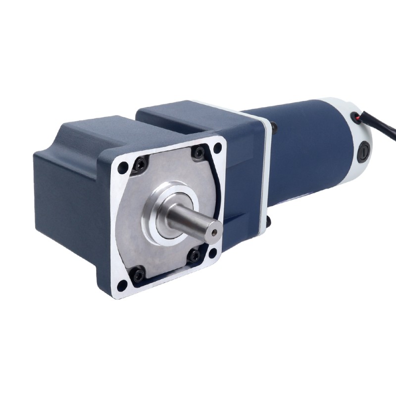 Fırçalanmış 48V 150W 20.00Nm (2832.24oz.in) 36RPM 50:1 Dik Açılı Şanzıman DC Dişli Motoru
