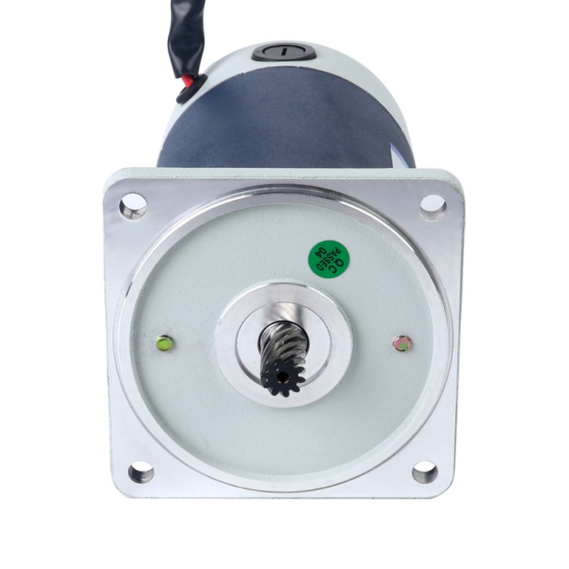 Fırçalanmış 24V 150W 4,78Nm (676,9oz.in) 300RPM 10:1 Düz Şanzımanlı DC Dişli Motoru
