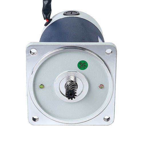 Fırçalanmış 48V 150W 9,55Nm (1352,39oz.in) 150RPM 20:1 Düz Şanzımanlı DC Dişli Motoru