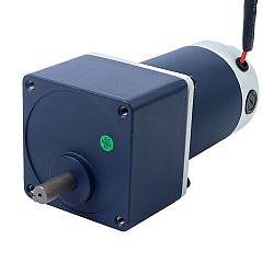 Fırçalanmış 24V 60W 1,29Nm (182,68oz.in) 360RPM 5:1 Düz Şanzımanlı DC Dişli Motoru
