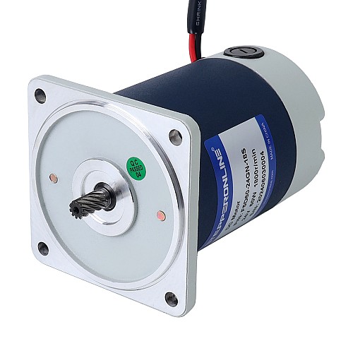 Fırçalanmış 24V 60W 1,29Nm (182,68oz.in) 360RPM 5:1 Düz Şanzımanlı DC Dişli Motoru