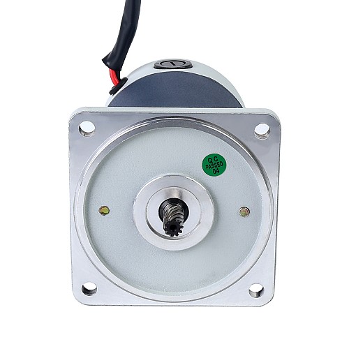 Fırçalanmış 24V 60W 10.00Nm (1416.12oz.in) 30RPM 100:1 Düz Şanzımanlı DC Dişli Motoru