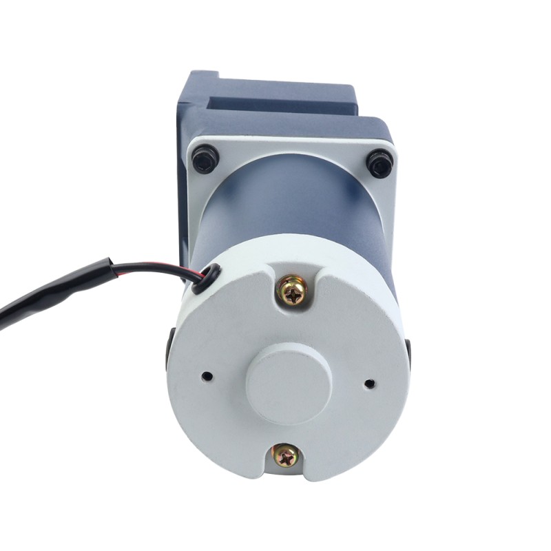 Fırçalanmış 12V 90W 10.06Nm (1424.62oz.in) 60RPM 30:1 Dik Açılı Şanzıman DC Dişli Motoru