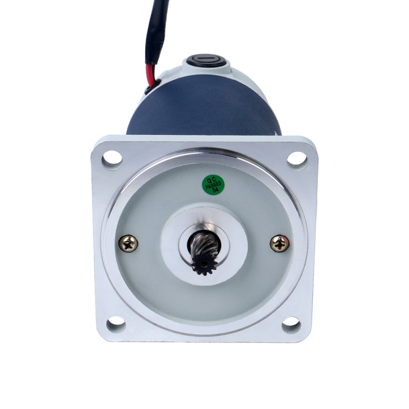 Fırçalanmış 24V 250W 40.00Nm (5664.47oz.in) 9RPM 200:1 Düz Şanzımanlı DC Dişli Motoru