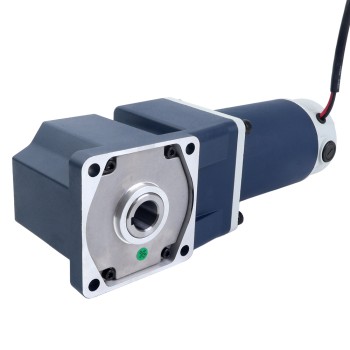 Fırçalanmış 24V 250W 11,81Nm (1672,44oz.in) 150RPM 20:1 Dik Açılı Şanzıman DC Dişli Motoru