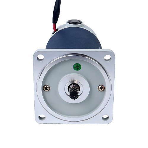 Fırçalanmış 48V 250W 10,74Nm (1520,91oz.in) 180RPM 10:1 Düz Şanzımanlı DC Dişli Motoru