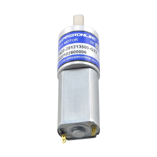 CN Satışta - Fırçalanmış 12V DC Dişli Motoru 0,27Kg.cm/465RPM 22,56:1 Planet Dişli Kutusu ile - CN-PA22-201213500-G23 | StepperOnline
