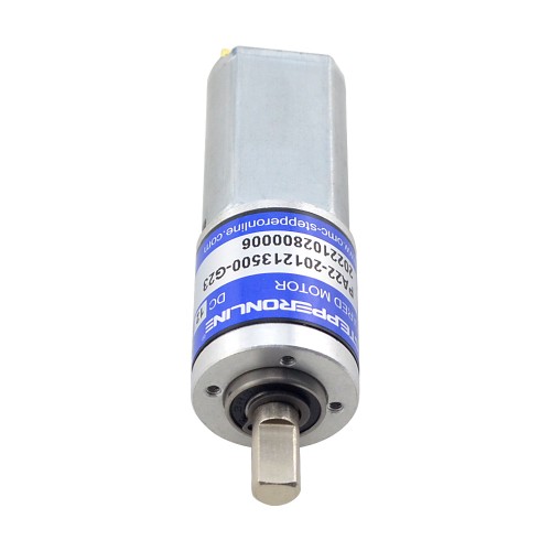 CN Satışta - Fırçalanmış 12V DC Dişli Motoru 0,27Kg.cm/465RPM 22,56:1 Planet Dişli Kutusu ile - CN-PA22-201213500-G23 | StepperOnline