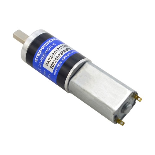 Fırçalanmış 12V DC Dişli Motoru 4,6Kg.cm/20,6RPM 509:1 Planet Dişli Kutusu ile