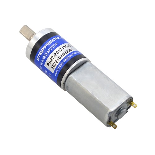 CN Satışta - Fırçalanmış 12V DC Dişli Motoru 0,8Kg.cm/138RPM 76:1 Planet Dişli Kutusu ile - CN-PA22-201213500-G76 | StepperOnline