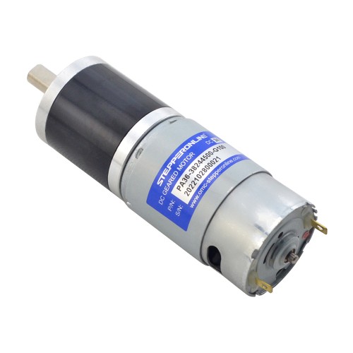 Fırçalanmış 24V DC Dişli Motoru 15Kg.cm/33RPM 99,5:1 Planet Dişli Kutusu ile