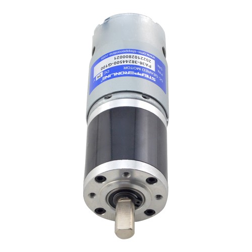 Fırçalanmış 24V DC Dişli Motoru 15Kg.cm/33RPM 99,5:1 Planet Dişli Kutusu ile