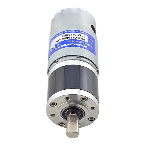 Fırçalanmış 24V DC Dişli Motoru 2,4Kg.cm/240RPM 13,76:1 Planet Dişli Kutusu ile Fırçalanmış 24V DC Dişli Motoru 2,4Kg.cm/240RPM 13,76:1 Planet Dişli Kutusu ile