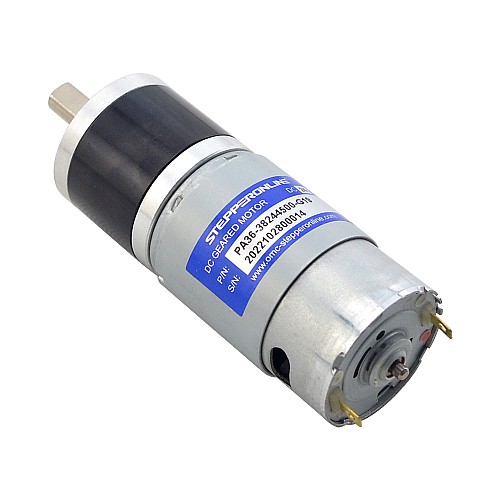 Fırçalanmış 24V DC Dişli Motoru 3,4Kg.cm/172RPM 19,2:1 Planet Dişli Kutusu ile Fırçalanmış 24V DC Dişli Motoru 3,4Kg.cm/172RPM 19,2:1 Planet Dişli Kutusu ile