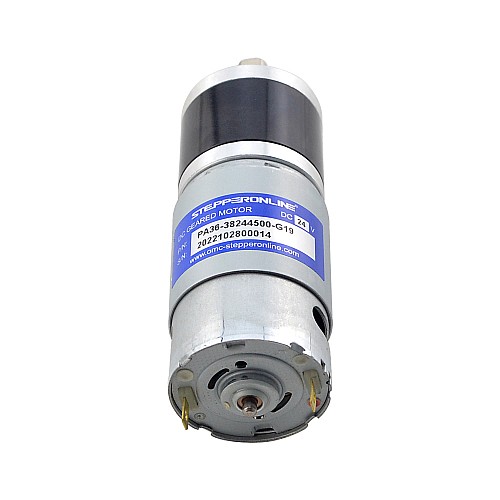 Fırçalanmış 24V DC Dişli Motoru 3,4Kg.cm/172RPM 19,2:1 Planet Dişli Kutusu ile Fırçalanmış 24V DC Dişli Motoru 3,4Kg.cm/172RPM 19,2:1 Planet Dişli Kutusu ile