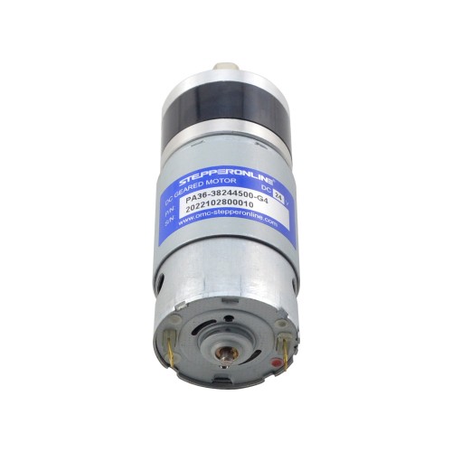 Fırçalanmış 24V DC Dişli Motoru 0,73Kg.cm/892RPM 3,7:1 Planet Dişli Kutusu ile