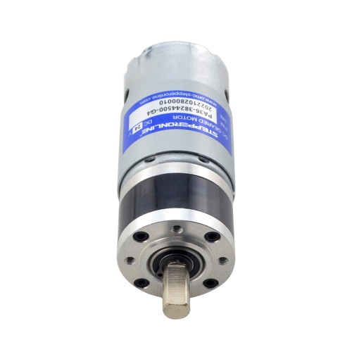 Fırçalanmış 24V DC Dişli Motoru 0,73Kg.cm/892RPM 3,7:1 Planet Dişli Kutusu ile