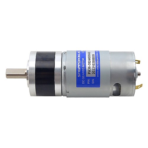 Fırçalanmış 24V DC Dişli Motoru 1Kg.cm/634RPM 5.2:1 Planet Dişli Kutusu ile Fırçalanmış 24V DC Dişli Motoru 1Kg.cm/634RPM 5.2:1 Planet Dişli Kutusu ile