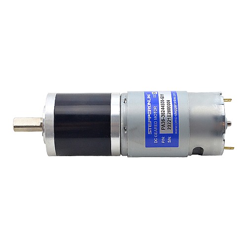 Fırçalanmış 24V DC Dişli Motoru 7,8Kg.cm/65RPM 51:1 Planet Dişli Kutusu ile Fırçalanmış 24V DC Dişli Motoru 7,8Kg.cm/65RPM 51:1 Planet Dişli Kutusu ile