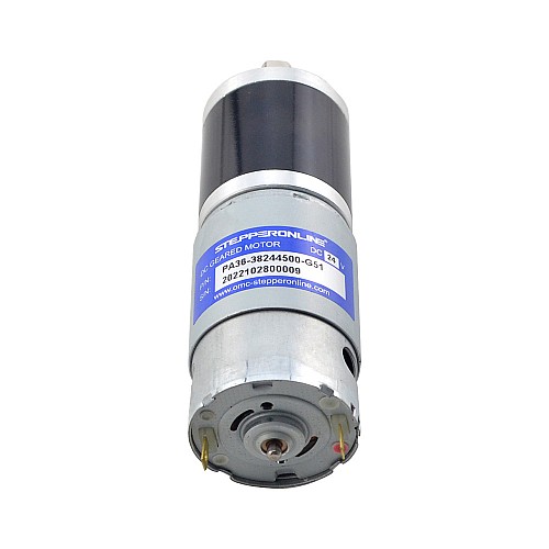 Fırçalanmış 24V DC Dişli Motoru 7,8Kg.cm/65RPM 51:1 Planet Dişli Kutusu ile Fırçalanmış 24V DC Dişli Motoru 7,8Kg.cm/65RPM 51:1 Planet Dişli Kutusu ile