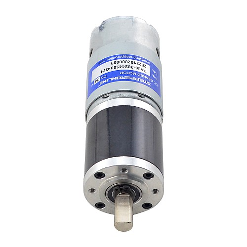 Fırçalanmış 24V DC Dişli Motoru 11Kg.cm/46RPM 71:1 Planet Dişli Kutusu ile Fırçalanmış 24V DC Dişli Motoru 11Kg.cm/46RPM 71:1 Planet Dişli Kutusu ile