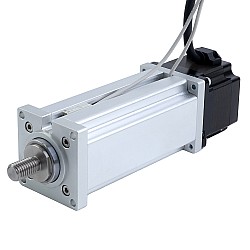 Nema 23 Bilyalı Vidalı Elektrikli Eilindir 3,0A Konum 75mm 0,8Nm(113,29oz.in) Adım 10mm(0,393701") Sınır anahtarı