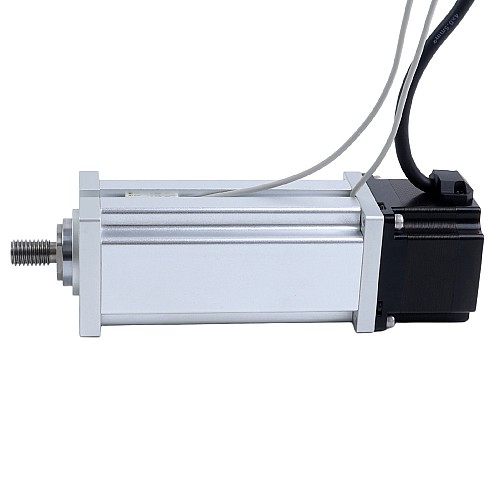 Nema 23 Bilyalı Vidalı Elektrikli Eilindir 3,0A Konum 75mm 0,8Nm(113,29oz.in) Adım 10mm(0,393701") Sınır anahtarı - LCB23S18B1L30-75D | StepperOnline